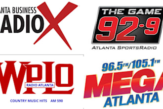 effectively promote your song  on top atlanta, georgia radio