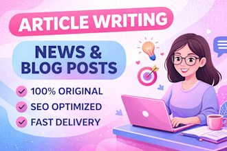 write or rewrite news articles and blog posts
