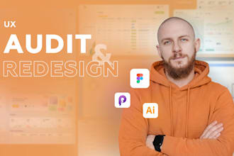 do a professional UI UX audit and website redesign in figma