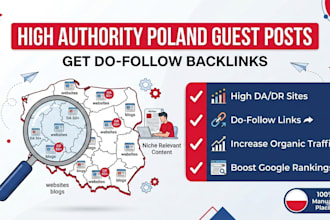 provide poland guest post on high authority polish sites with dofollow link