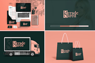 create minimalist logo, complete branding kit and brand identity