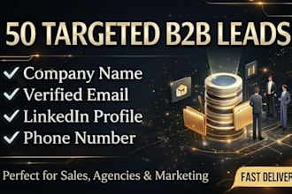 do targeted b2b lead generation and linkedin prospect list