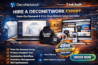 deconetwork store setup deconetwork printshop deconetwork inksoft expert