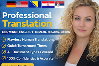 translate english german bosnian croatian serbian accurately