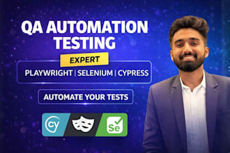 do QA automation testing using playwright, selenium, cypress