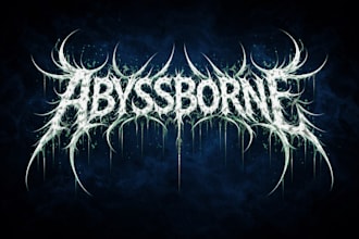 design death metal, black metal, and brutal death metal logo