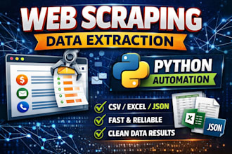 do web scraping and data extraction using python selenium and beautifulsoup