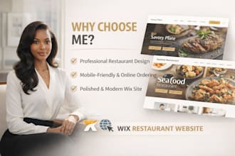 build wix restaurant website with online ordering wix redesign bakery website