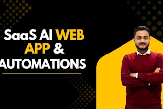 build ai saas mvp web app with automation and features