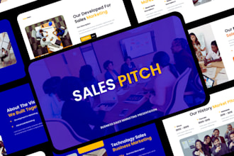 design sales and marketing pitch deck corporate powerpoint design services
