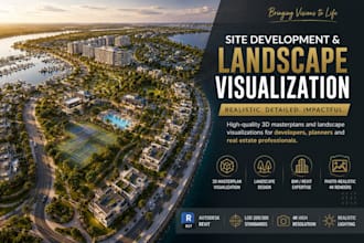 provide high detail site development and landscape visualization