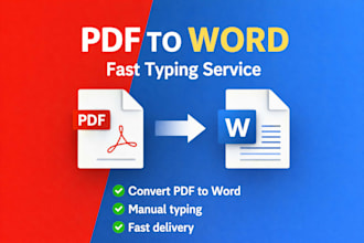 convert PDF to word or type scanned documents fast