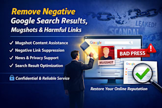 remove mugshots negative links unwanted content delete bad news erase articles