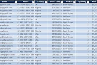 create and clean professional spreadsheets for your business