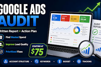 audit your google ads account and provide an action plan