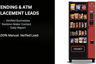 find locations and cold calling for atm and vending machines