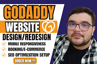 do godaddy website design, godaddy redesign, godaddy website SEO