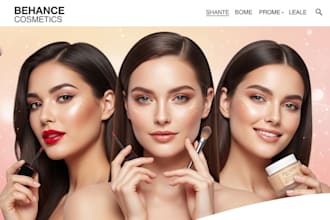build beauty shopify store skincare cosmetics website lipstick shopify store