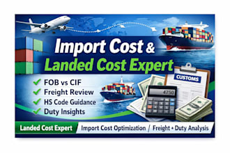 landed cost and import cost optimization