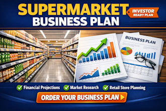 supermarket retail store shopping mall business plan financial projection
