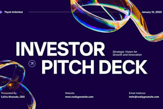 create fintech investor pitch deck financial investor venture capital pitch deck