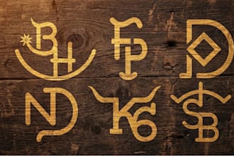 design cattle brand, western, farm and ranch logo creation