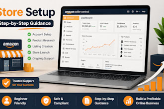 create and set up your amazon seller central account and product listings