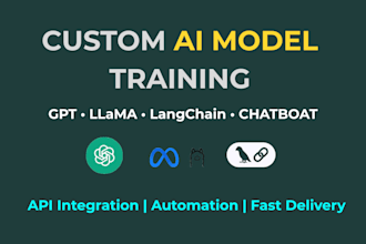 train, fine tune and deploy custom ai model, llm, gpt, lora