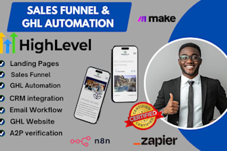 gohighevel website gohighlevel sales funnel ghl crm landing page ghl expert