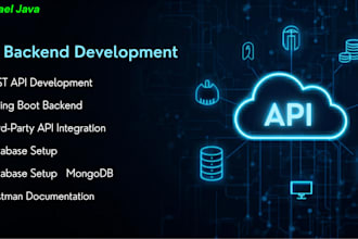 develop scalable backend apis with spring boot and java