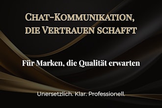 professionelle chat kommunikation und psychologische lead qualifizierung