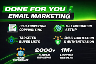 write and automate a cold email marketing campaign for lead generation