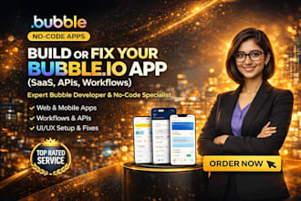 lovable mvp bubble io website bubble crm app developer bub fix