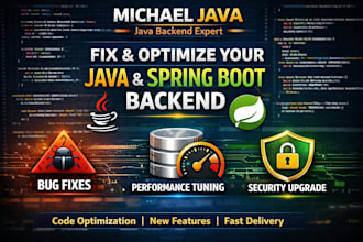 improve your java spring boot application performance and bug fixes