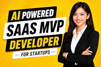 build your ai saas mvp and web app for startups and founders