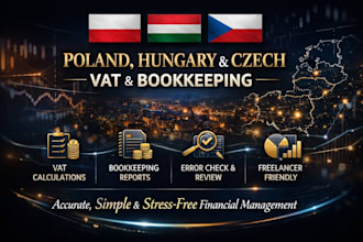 do poland, hungary and czech republic freelancer vat and bookkeeping