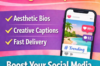 write catchy instagram captions and bios