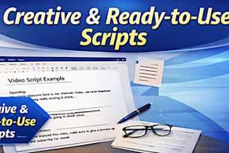 write a cinematic script for short films, youtube, or documentaries