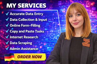 be your reliable data entry assistant for CRM, shopify, excel and web research