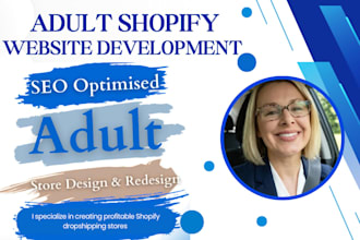design 8 figure adult shopify store, seo optimized adult toys, lingerie website
