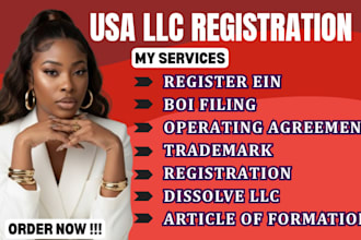 do USA llc registration, apply ein, register llc, dissolve llc, wyoming llc