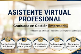 sere su asistente virtual profesional para negocios