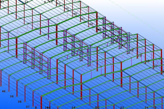create steel structure shop drawings using tekla and autocad