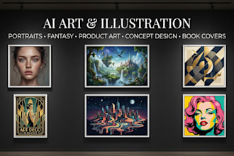 breathtaking ai art and illustrations using premium models