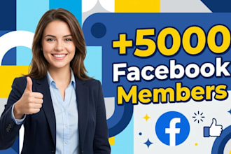 upgrade 5000 facebook members fast