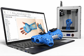 3d medical prototype, biomedical implant, prosthetic, orthopedic, lattices model