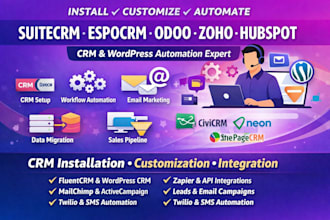 install suitecrm espocrm podio zoho crm fluentcrm odoo crm podio dolibarr perfex