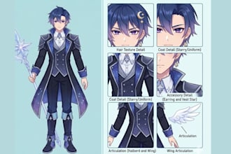 create vtuber model, live2d vtuber model and vtuber rigging for vtuber avatar