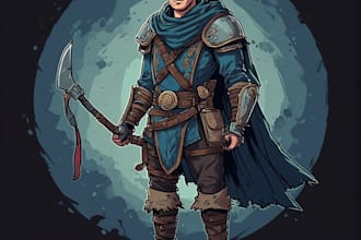 dnd character art and dnd character art