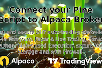 connect your pine script to your broker api
